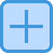 image 5 (14) plus in a box icon
