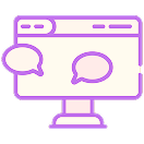 image 5 (4) bubble on a computer icon