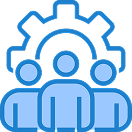 people and gear icon