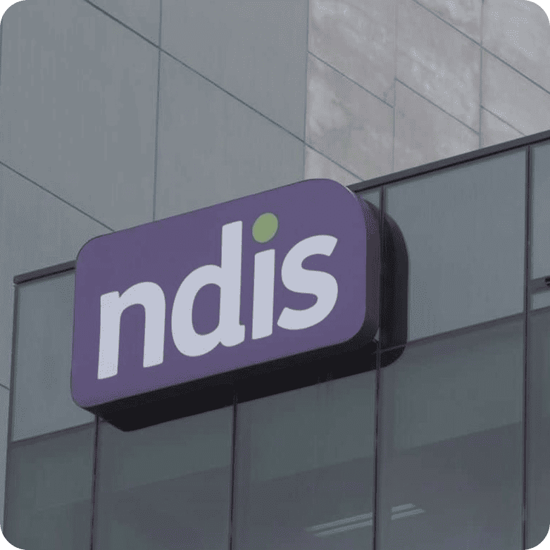 ndis logo on a building