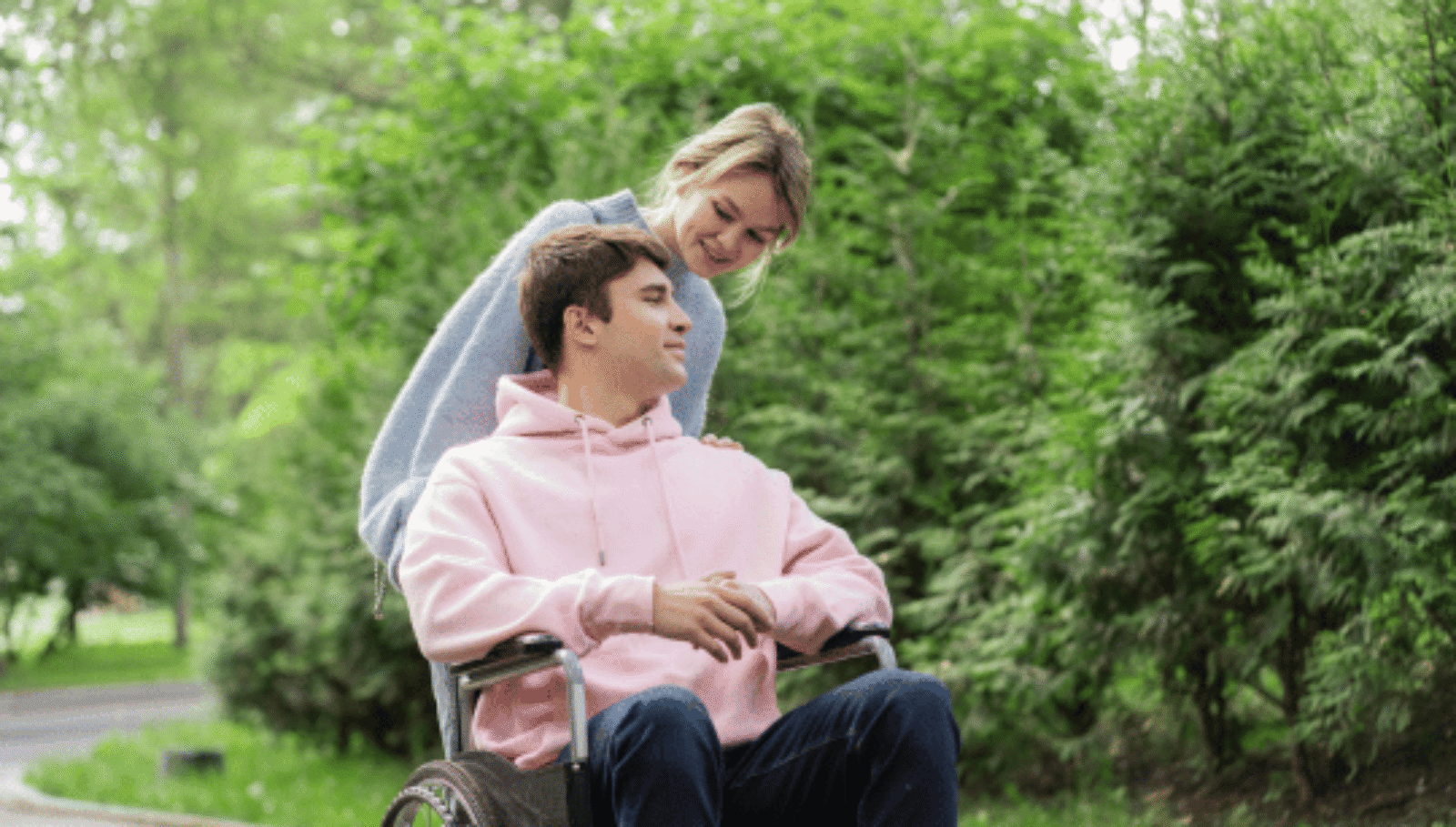 How to get NDIS clients: support worker with a participant in a care setting